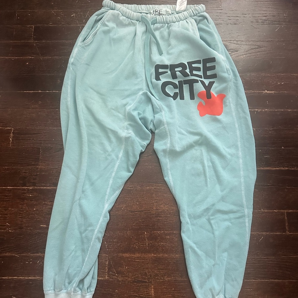 Freecity Blue Sweat Pants
